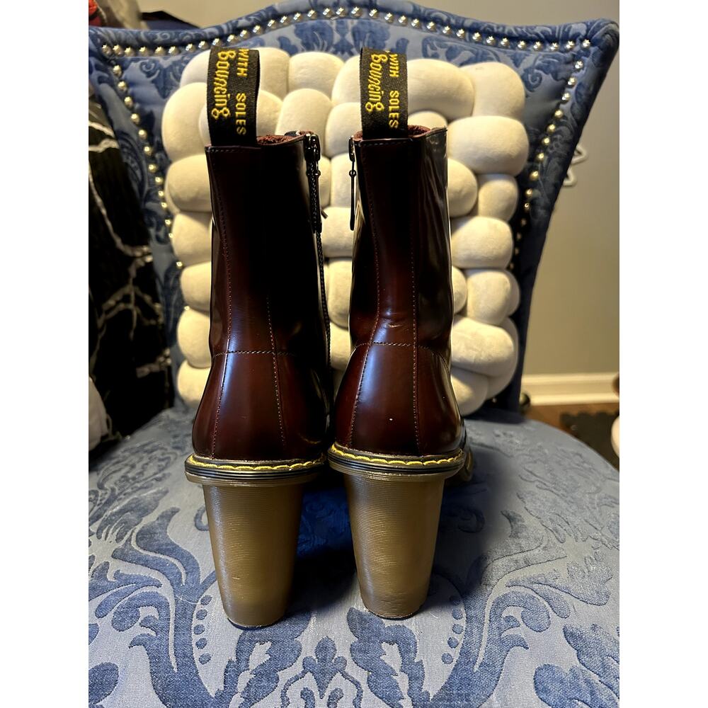 Dr Martens Cherry Red Sadie Heels size 10/EU 42 - Picture 4 of 6